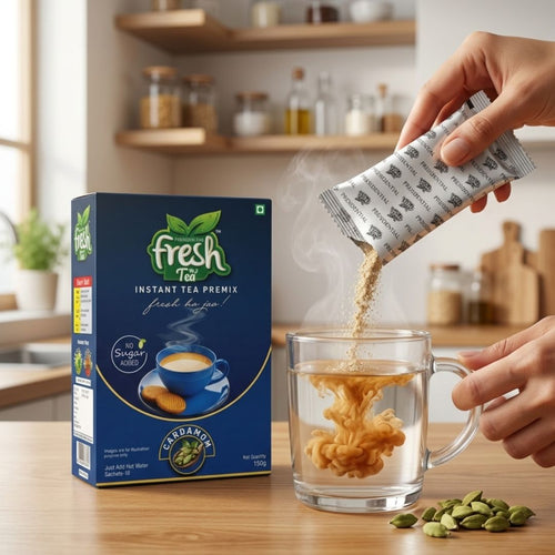 Cardamom Instant Tea Premix 10 Sachets (Regular)