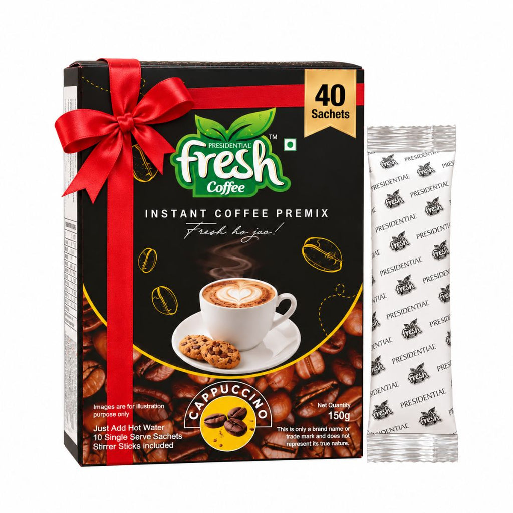Morning Ritual - Fresh Cappuccino Instant Coffee Premix — Pack of 40 Sachets