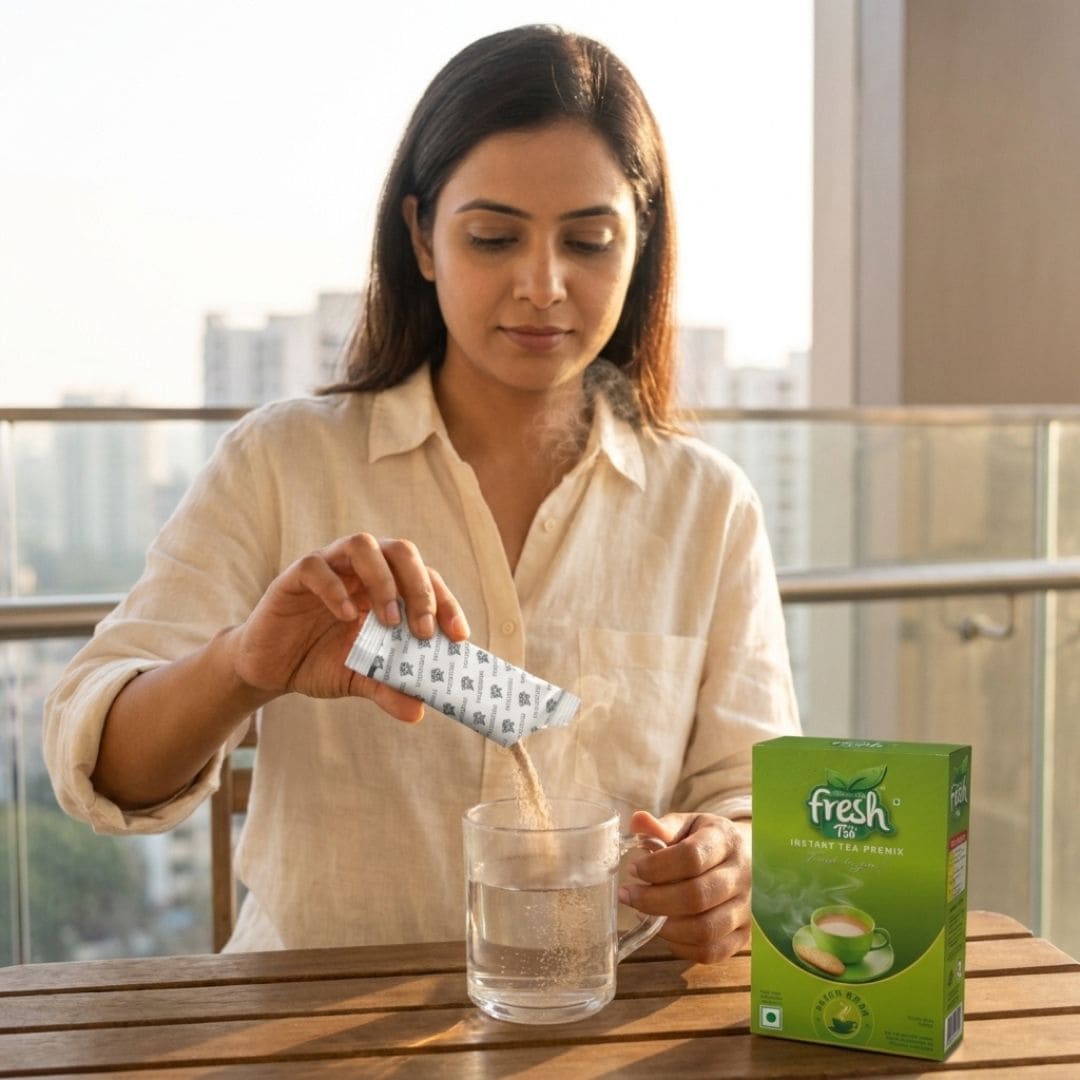 Lemon Grass Instant Tea Premix 10 Sachets (Regular)