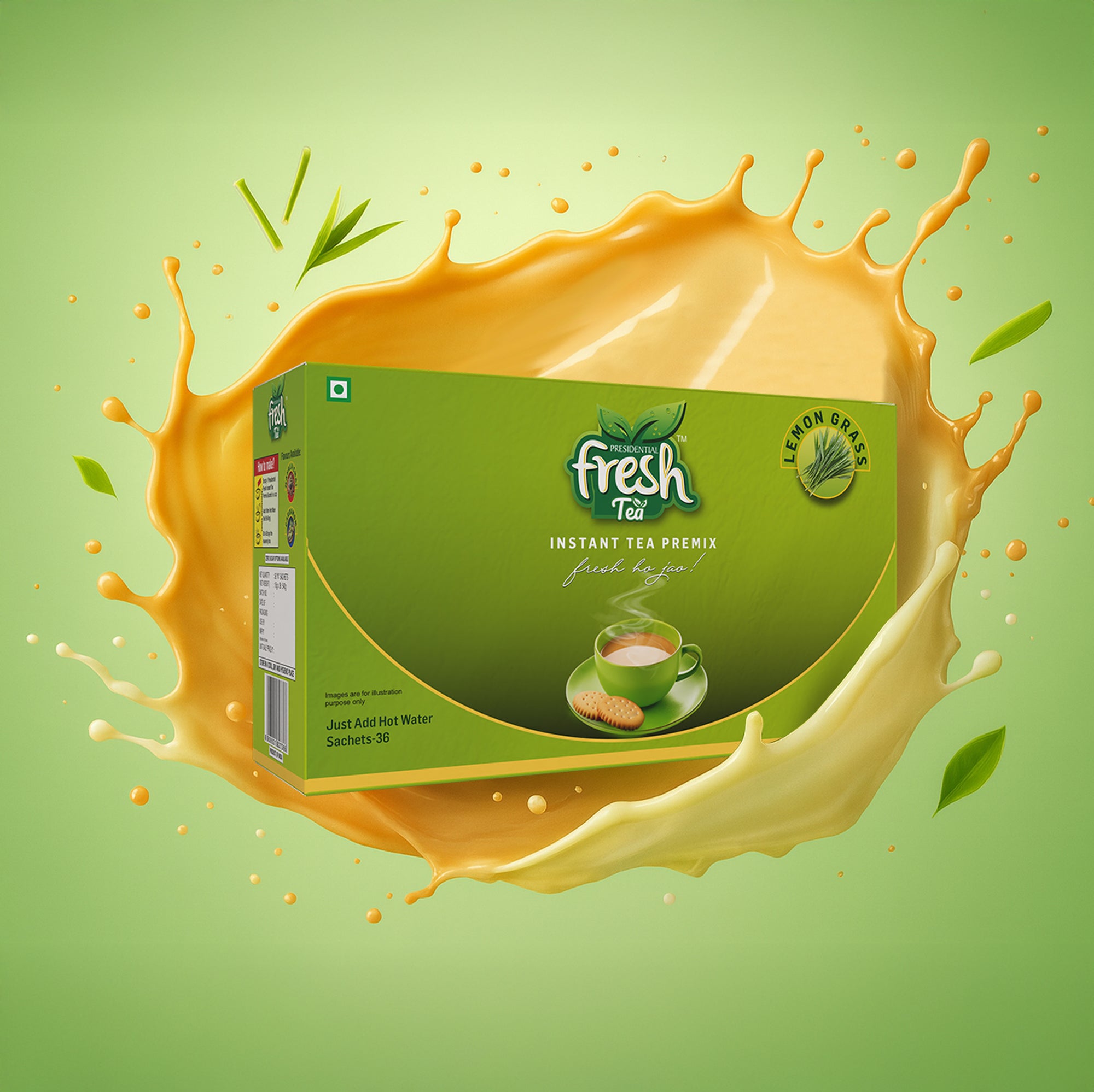 Lemon Grass Instant Tea Premix 540g (Regular)
