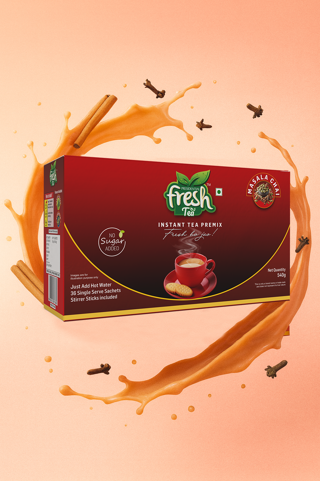 Masala Instant Tea Premix 540g (Sugar-Free)