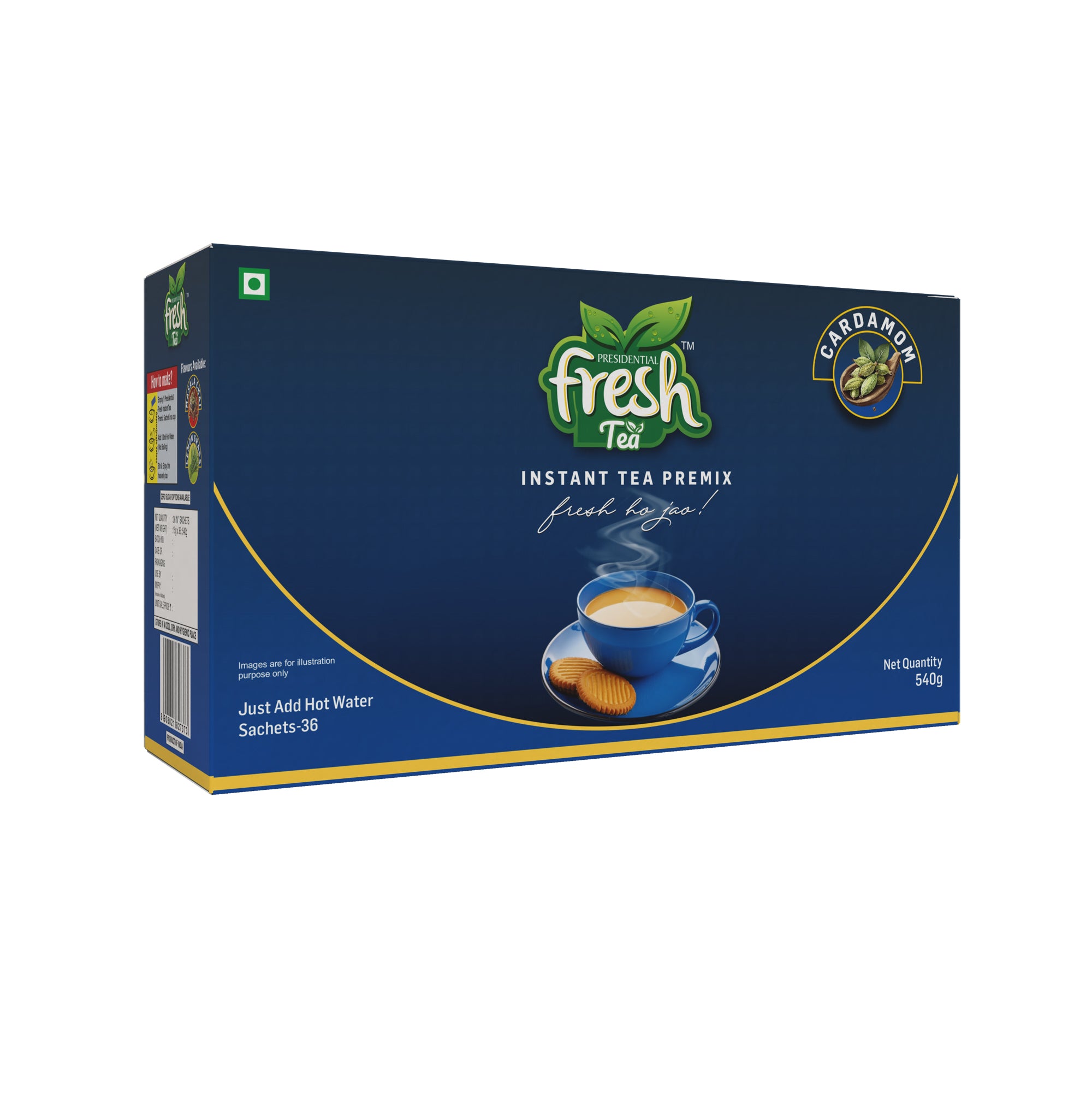 Cardamom Instant Tea Premix 540g (Regular)