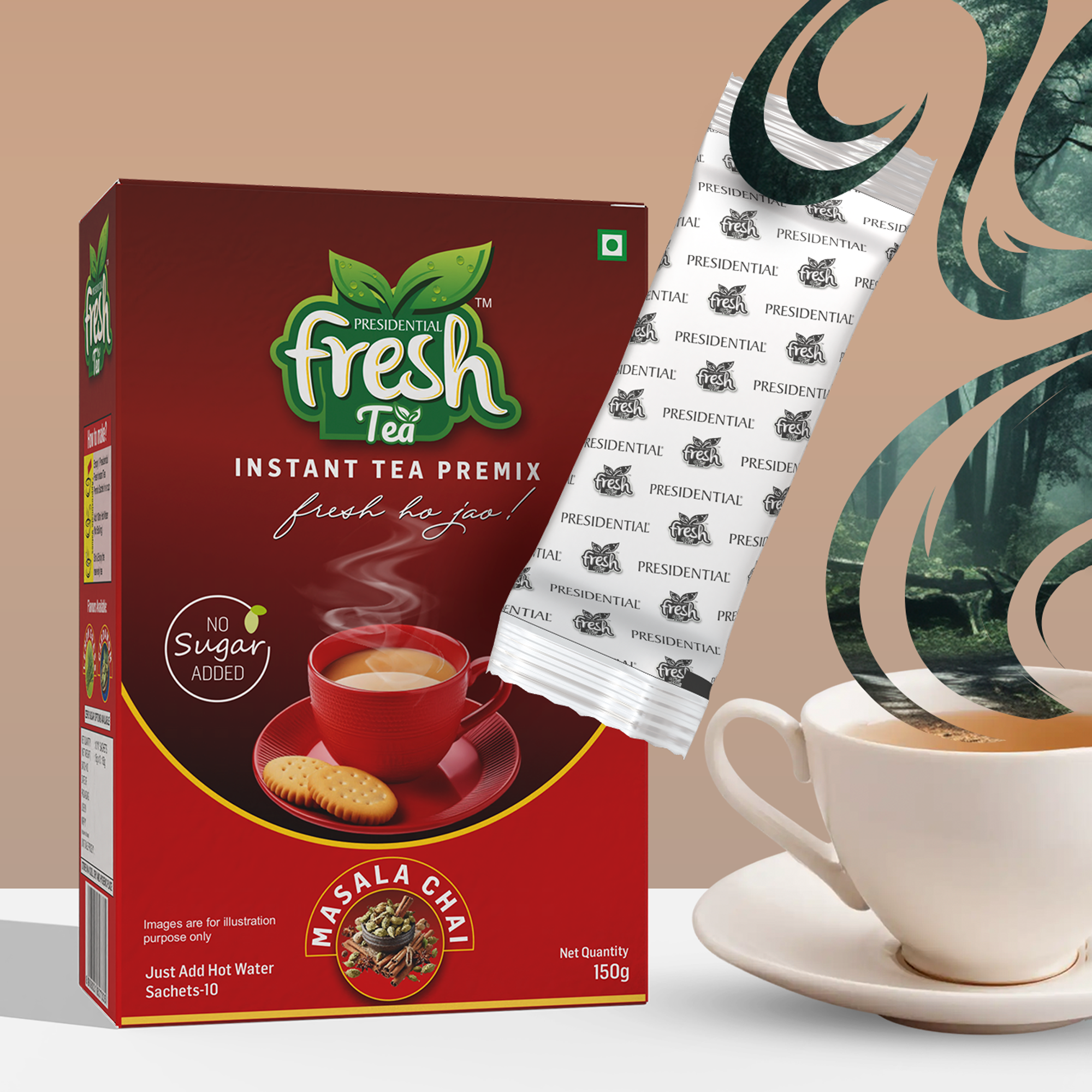 Masala Instant Tea Premix 150g (Sugar-Free)